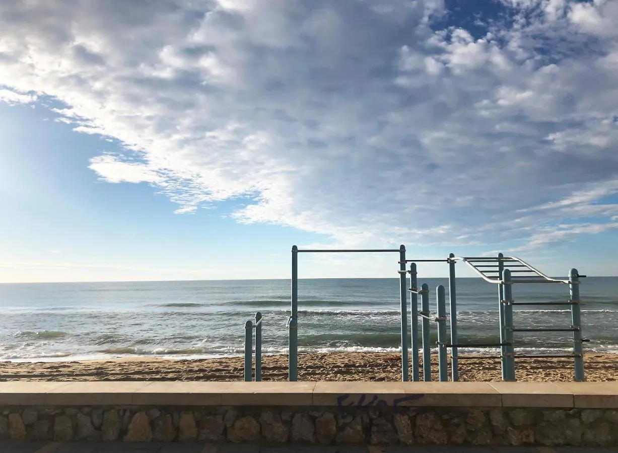 סגור דה לה קלאפל Lovely Seaside Apartment In Front Of Calafell Beach And Cunit Beach