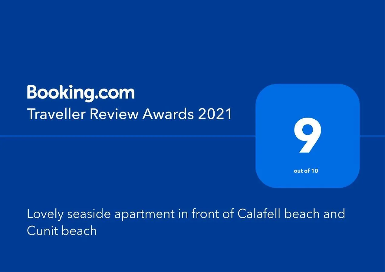 Lovely Seaside Apartment In Front Of Calafell Beach And Cunit Beach Segur de Calafell